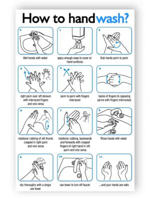 How to handwash? - sticker