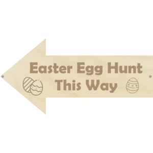 Easter Egg Hunt sign