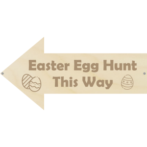 Easter Egg Hunt sign