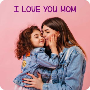 I love you mom - Fridge magnet