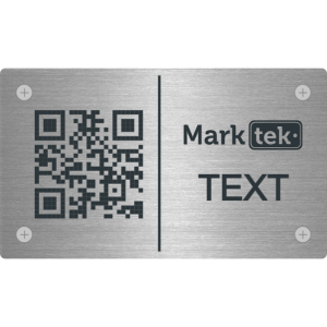 Stainless Steel QR code label