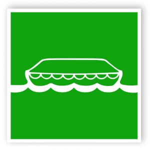 Lifeboat - safe condition signs - marine