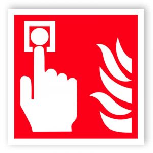 Fire alarm sign