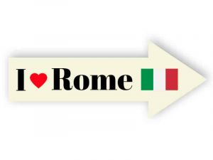 I love Rome sign - sticker