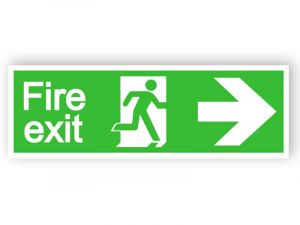 Fire exit sign