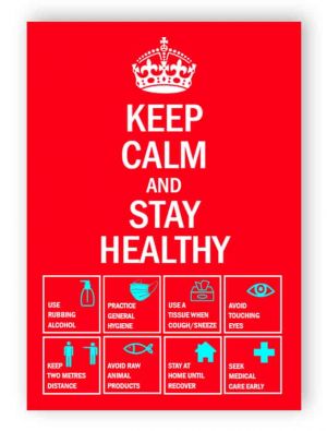 Keep calm and stay healthy