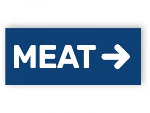 Meat category sign