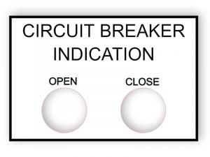 Circuit Breaker Indication sign