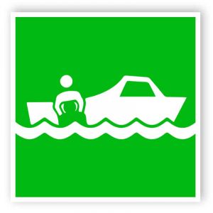 Rescue boat - marine sign