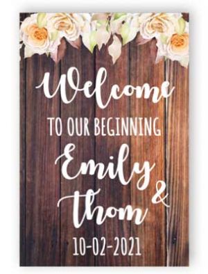 Welcome Sign - Wedding