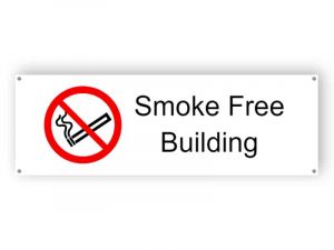 Smoking free building - Aluminium composite panel