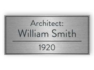 Custom stainless steel sign 1