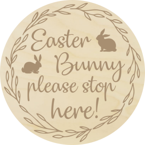 Easter Bunny, please stop here