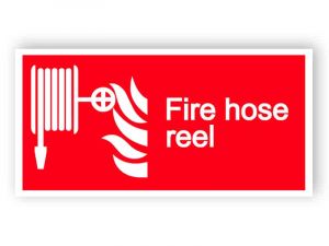 Fire hose reel - landscape sign