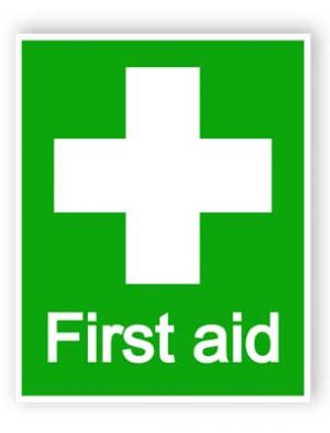 First aid - portrait sticker