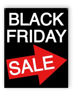 Black friday sale sign