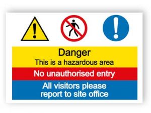Site safety sign 2