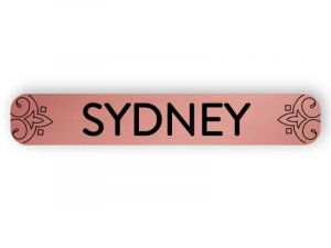 Sydney - rose gold sign