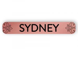 Sydney - rose gold sign