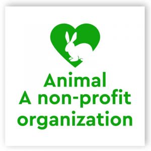 Animal a non-profit organization sign