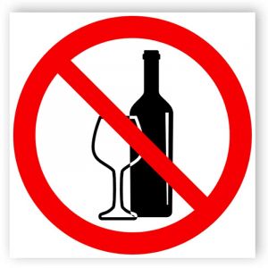 No alcohol sign