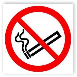 No smoking - sticker