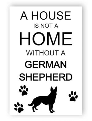 House is not a home without a German shepherd