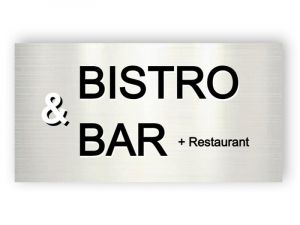 Custom restaurant sign - Aluminium sign