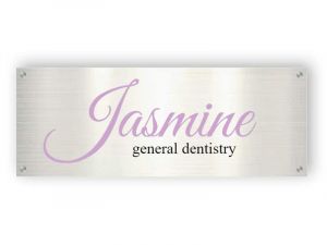 Custom dentistry sign - Aluminium sign