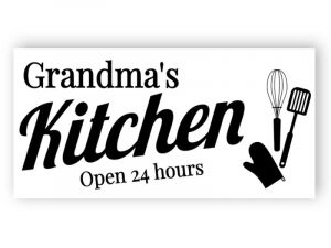 Grandma's kitchen sign