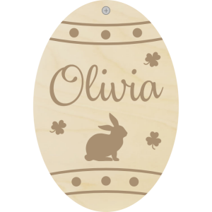 Personalised hanging Easter decoration