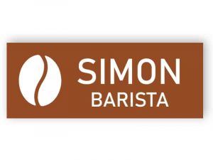 Coffee name tag