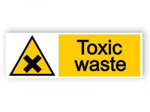 Toxic waste sign