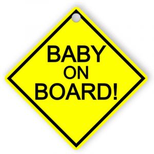 Car sign - baby on board