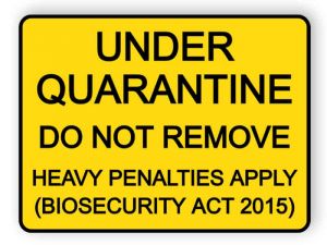 Under quarantine - do not remove