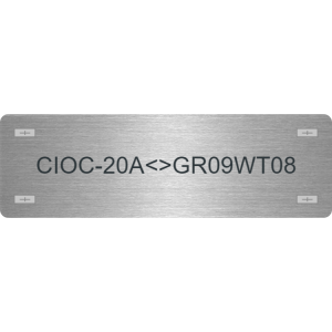Custom stainless steel tag